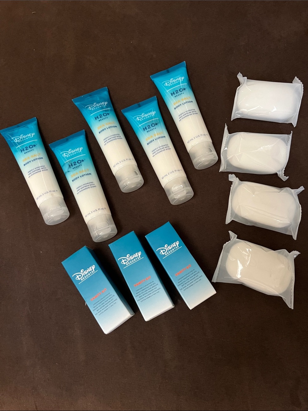 Disney Kids H2O+ Blue and White Travel Bath Set